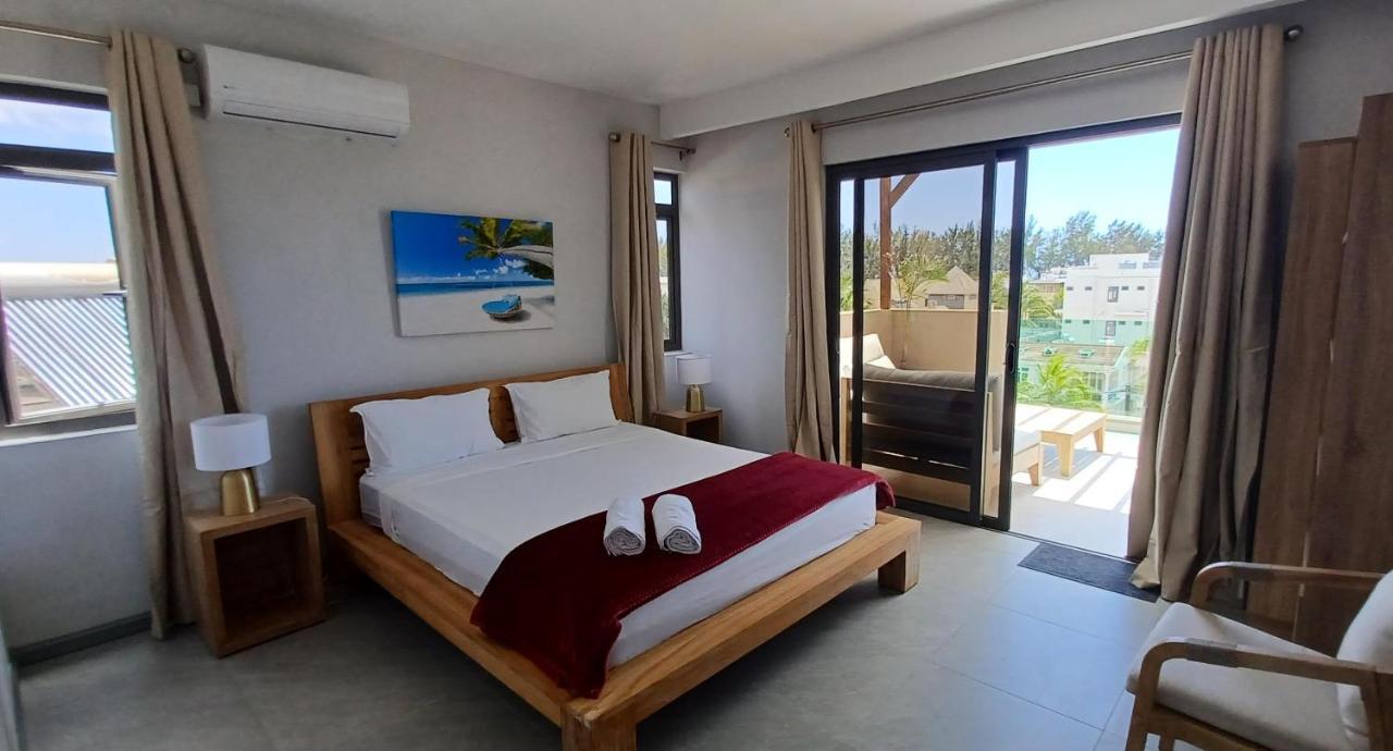 Splendide Penthouse Vue Mer A 5 Mn A Pied De La Plage Flic-en-Flacq Eksteriør billede