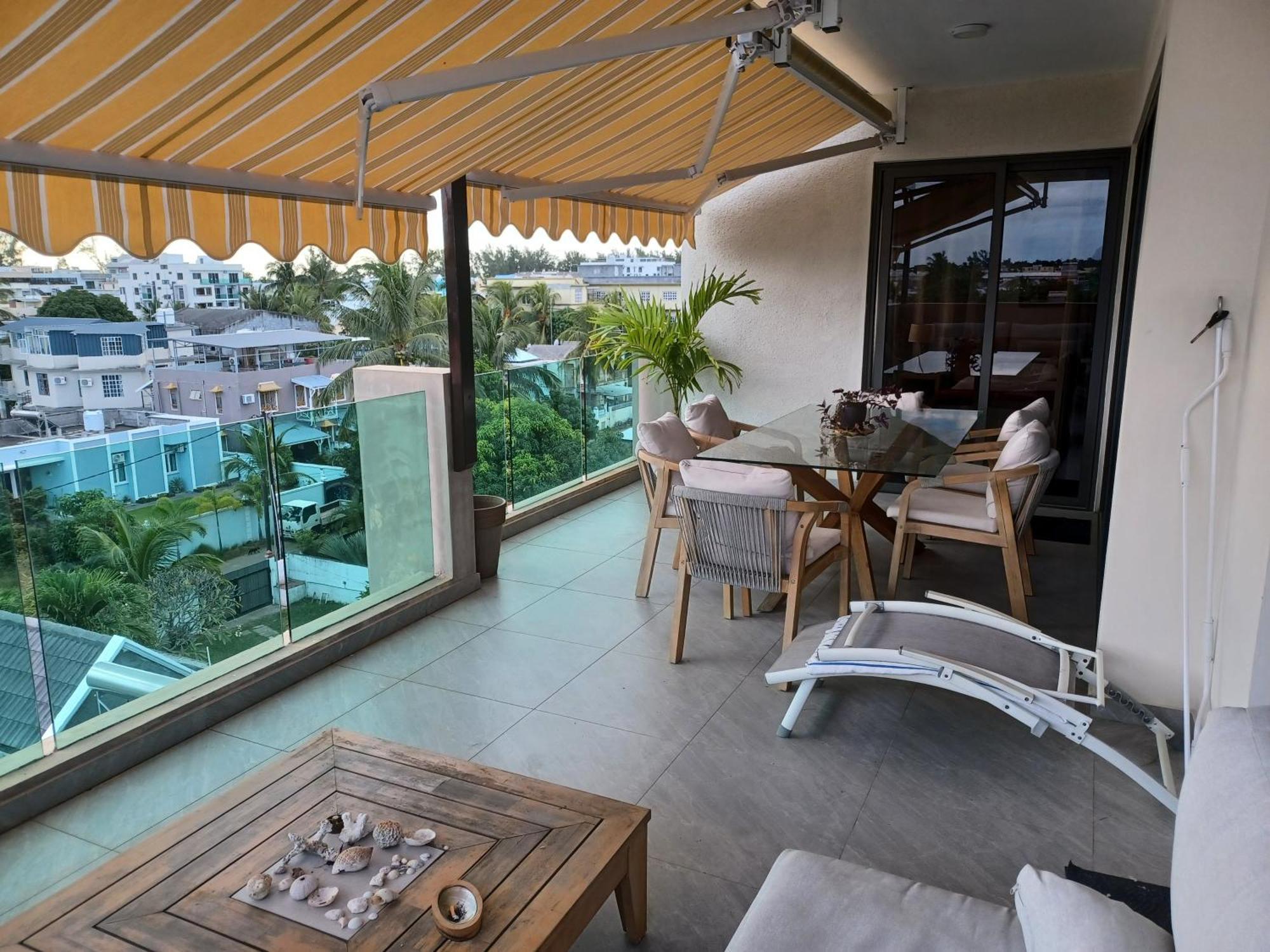 Splendide Penthouse Vue Mer A 5 Mn A Pied De La Plage Flic-en-Flacq Eksteriør billede
